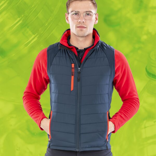 Result Black Compass Padded Gilet (R238X) Thumbnail